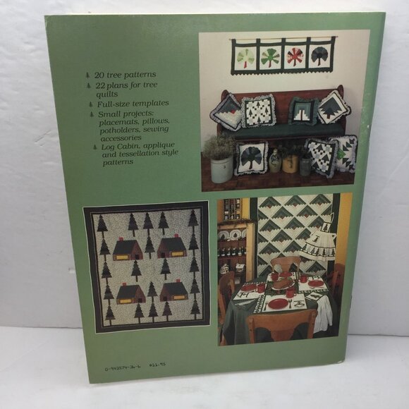 Vintage 1986 Branching Out Tree Quilts Carolann Palmer Quilting Patterns Ideas - Picture 10 of 11